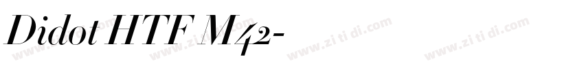 Didot HTF M42字体转换